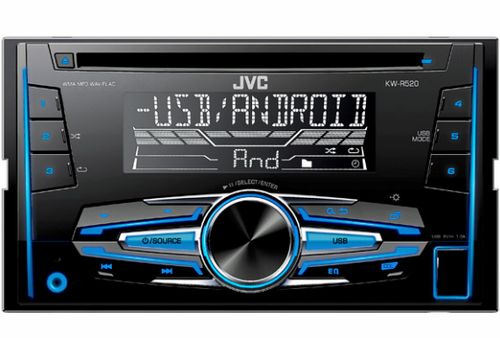 Автомобильная магнитола с CD MP3 JVC KW-R520